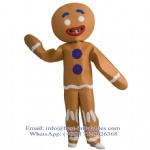 Christmas Mascot Costume Gingerbread Boy Man